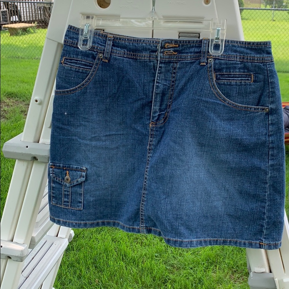 Denim Skort